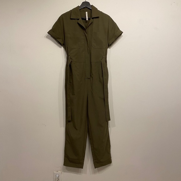 Aritzia Ronnie Green Utility Jumpsuit - Picture 8 of 8